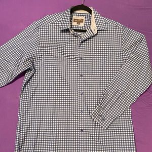 Johnston & Murphy Men's large button down collared shirt